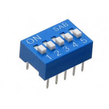 Mini Dip Switch 5 posiciones