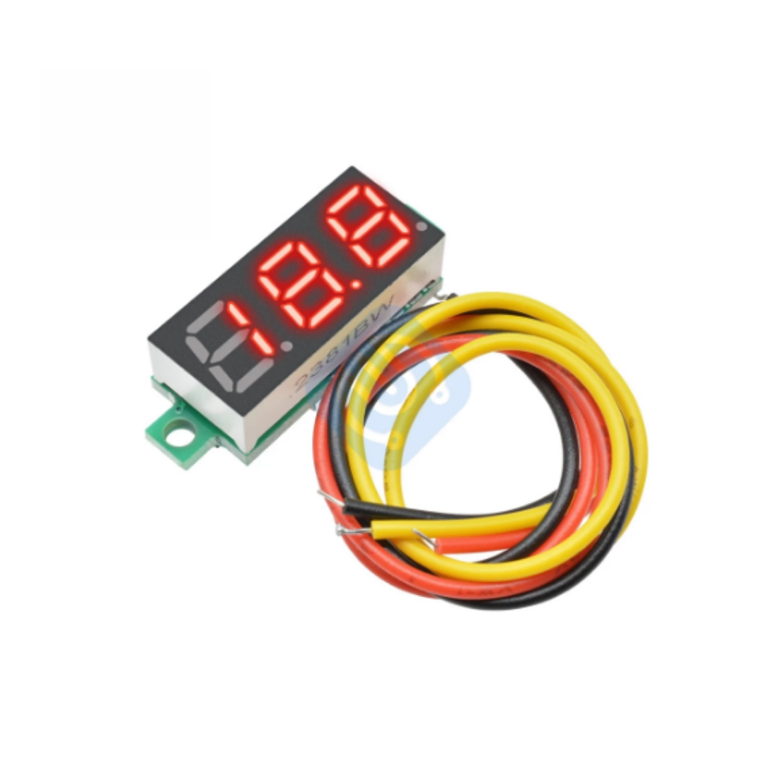 Voltimetro Led Digital Dc 3-30v 3 Digitos