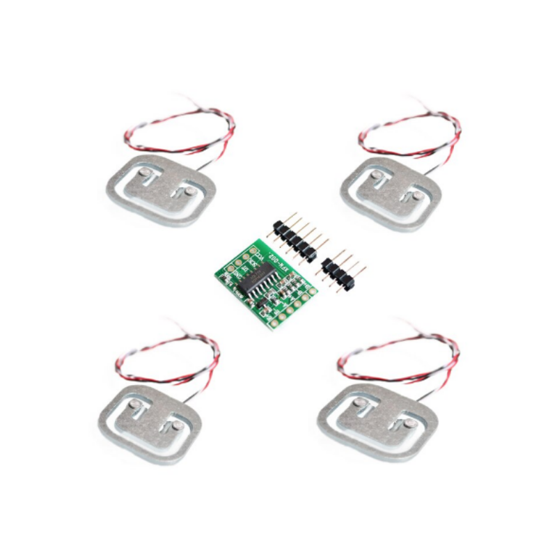 Celdas De Carga Medio Puente 50kg (04) Con trasmisor Hx711