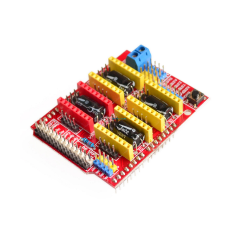 CNC Shield V3.0 + Arduino UNO (cable)  +  (04) drivers DRV8825