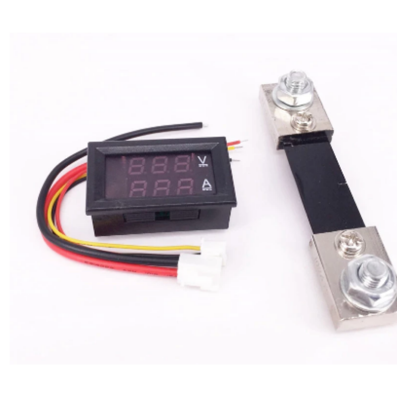 Voltimetro Amperimetro Digital Dc 0-100V 100A con Shunt 100A 75mV