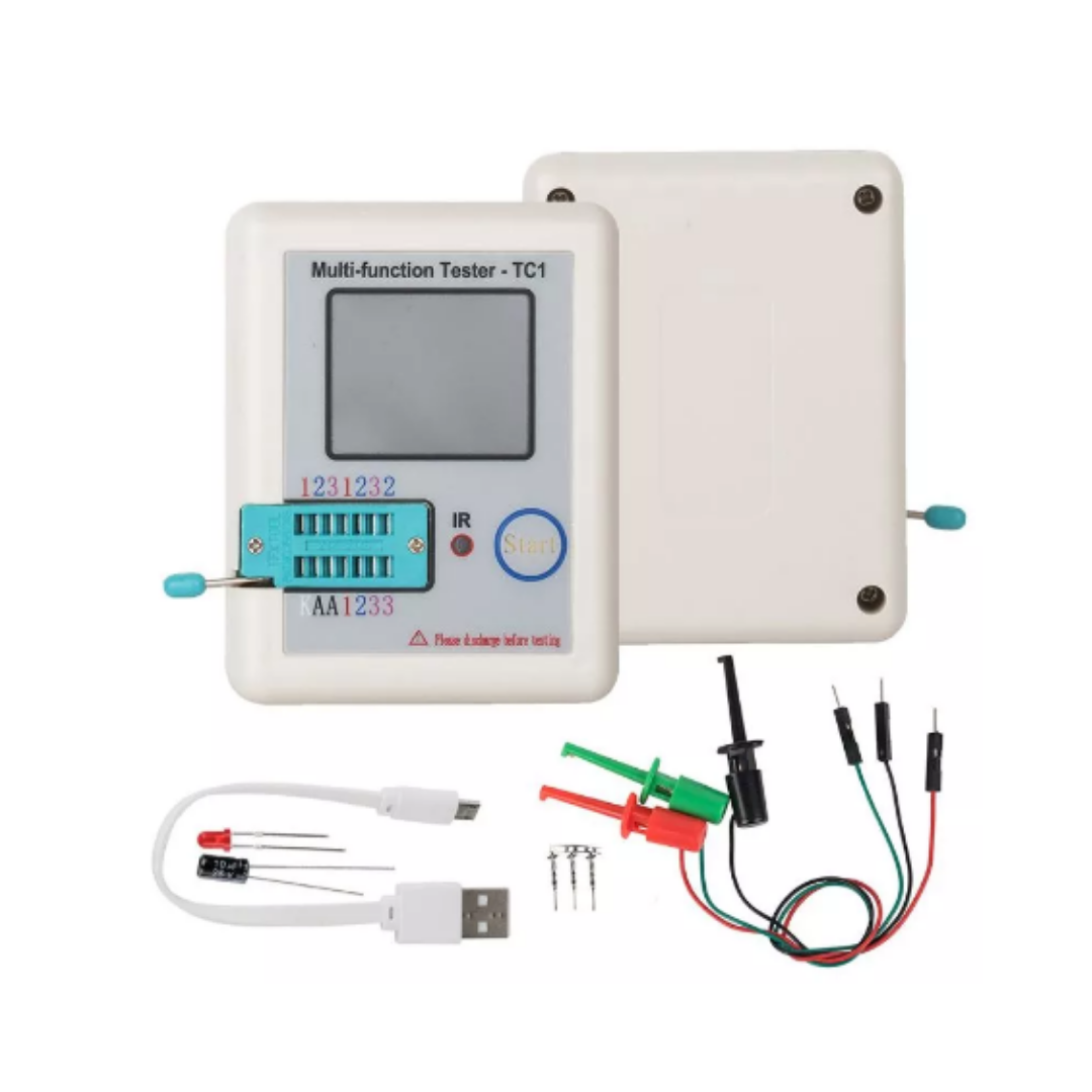 Esr Tester Lcr-tc1 Medidor Diodos Transistores Capacitancia