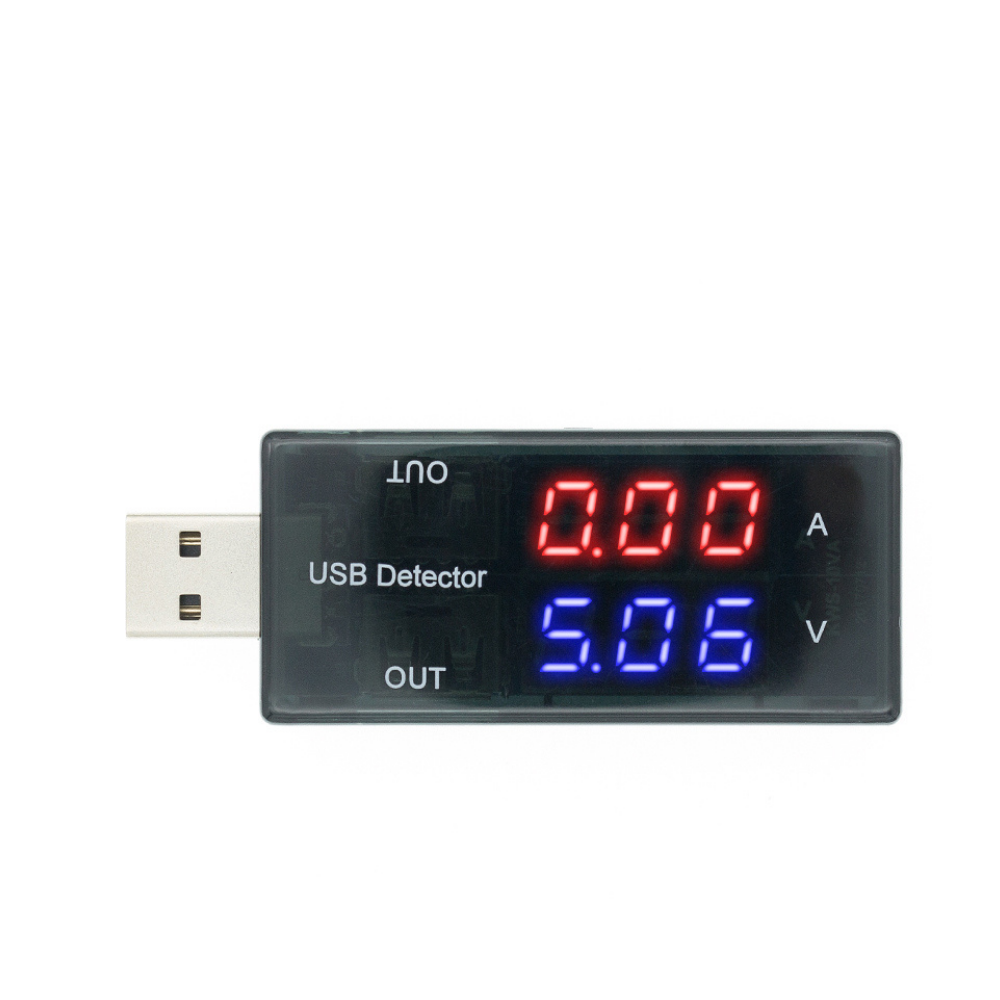 Detector de carga Usb medidor voltaje y corriente