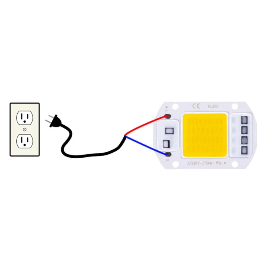 LED COB 50W 110v Blanco Frio