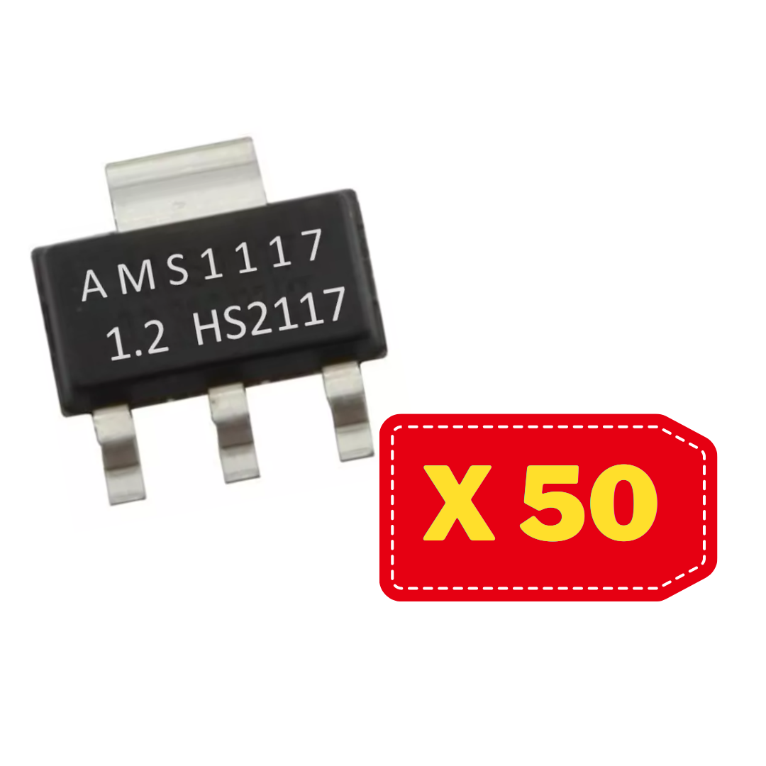 Regulador De Voltaje Ams1117 1.2v X 50 Unidades