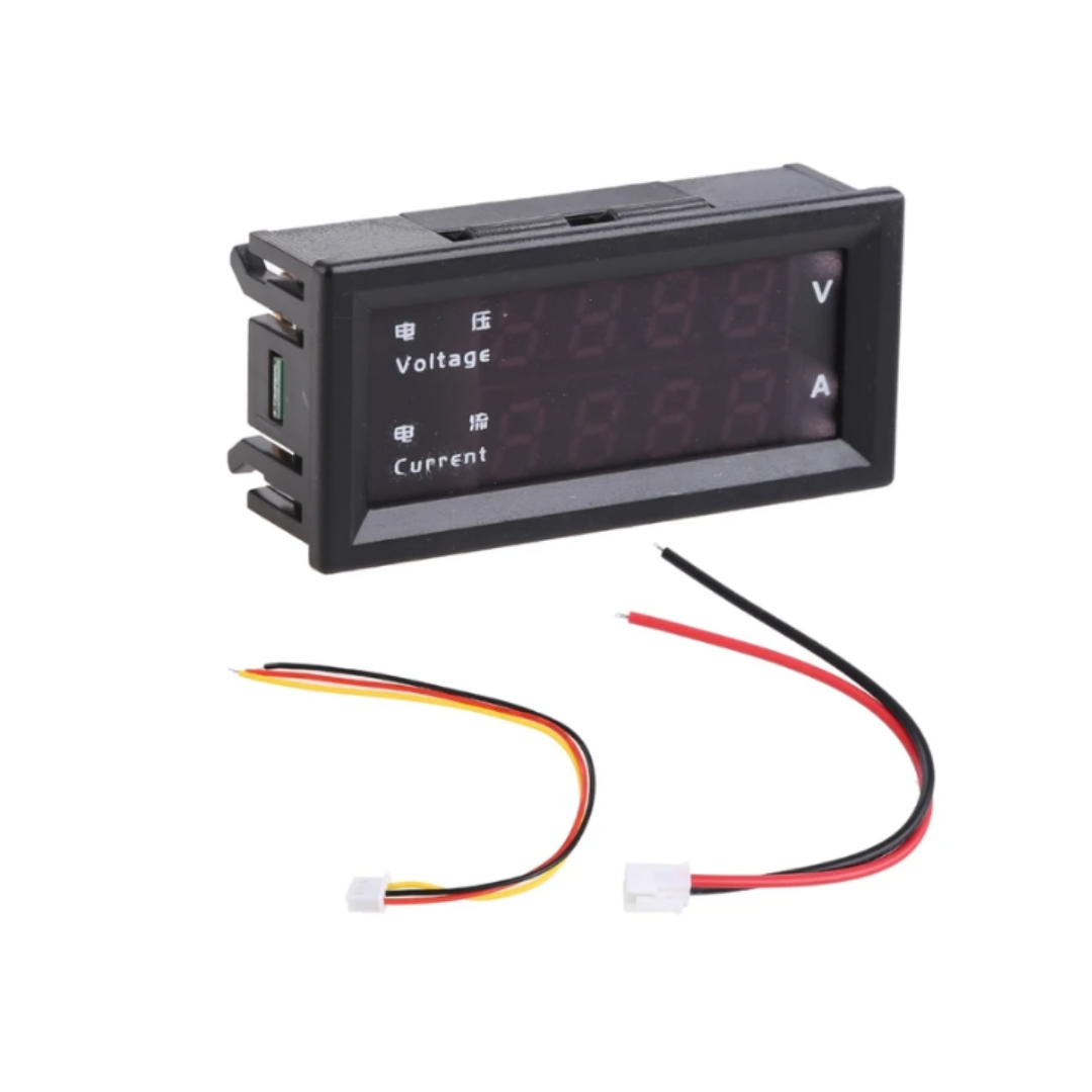 Voltímetro Amperimetro DC 200V 10A 4 digitos