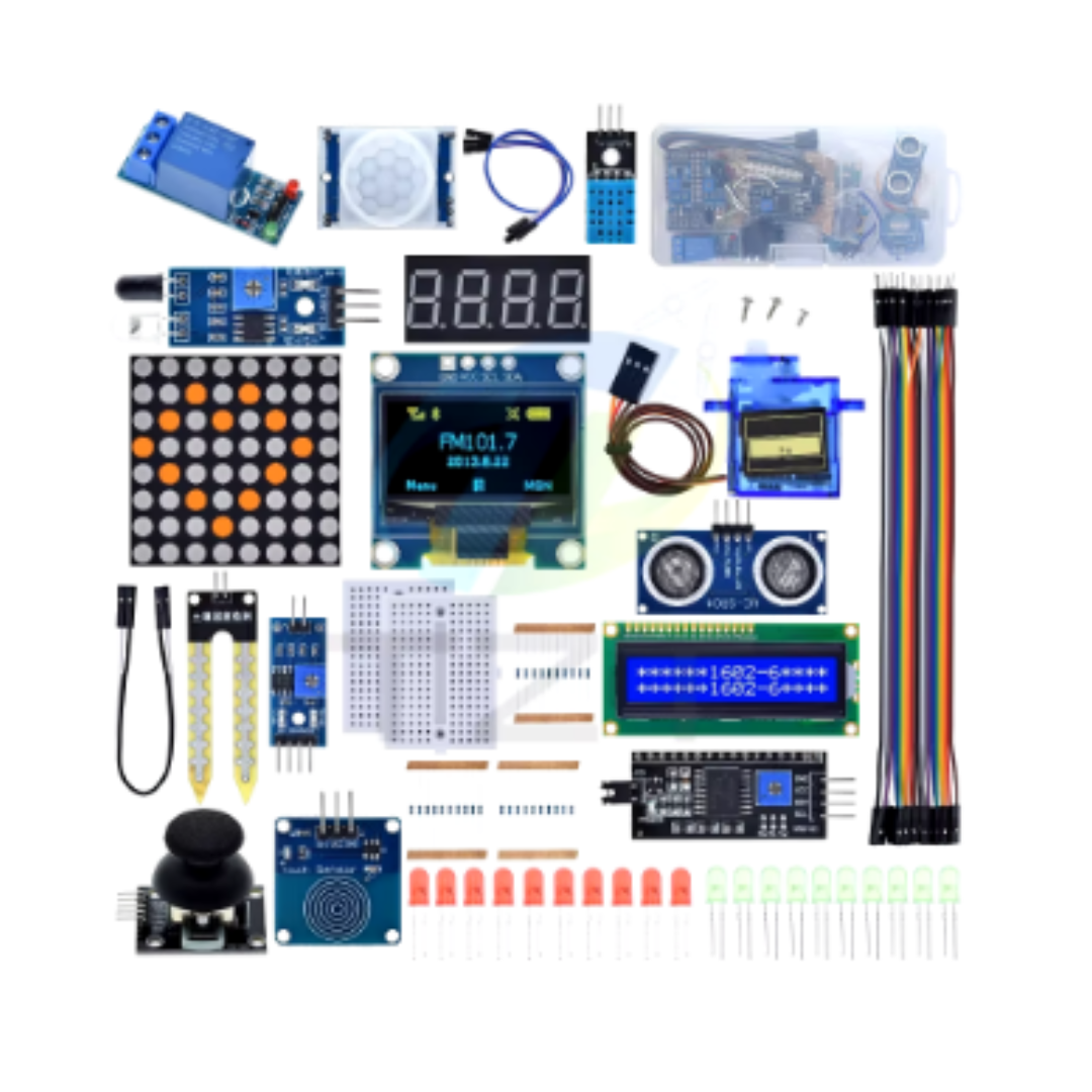 Kit Arduino Aprendizaje Sensores pantalla modulos