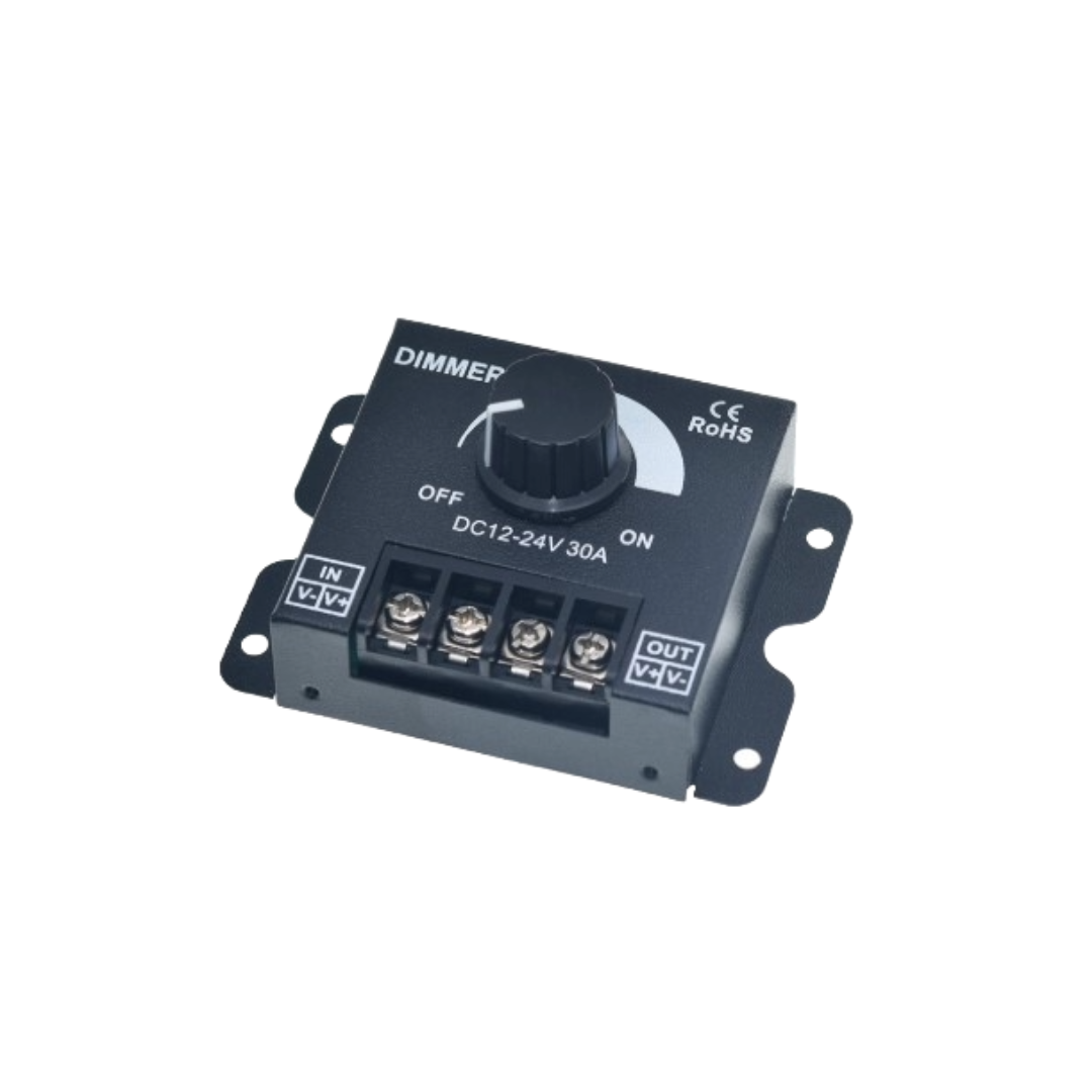 Dimmer 12V - 24V DC 30A para LED