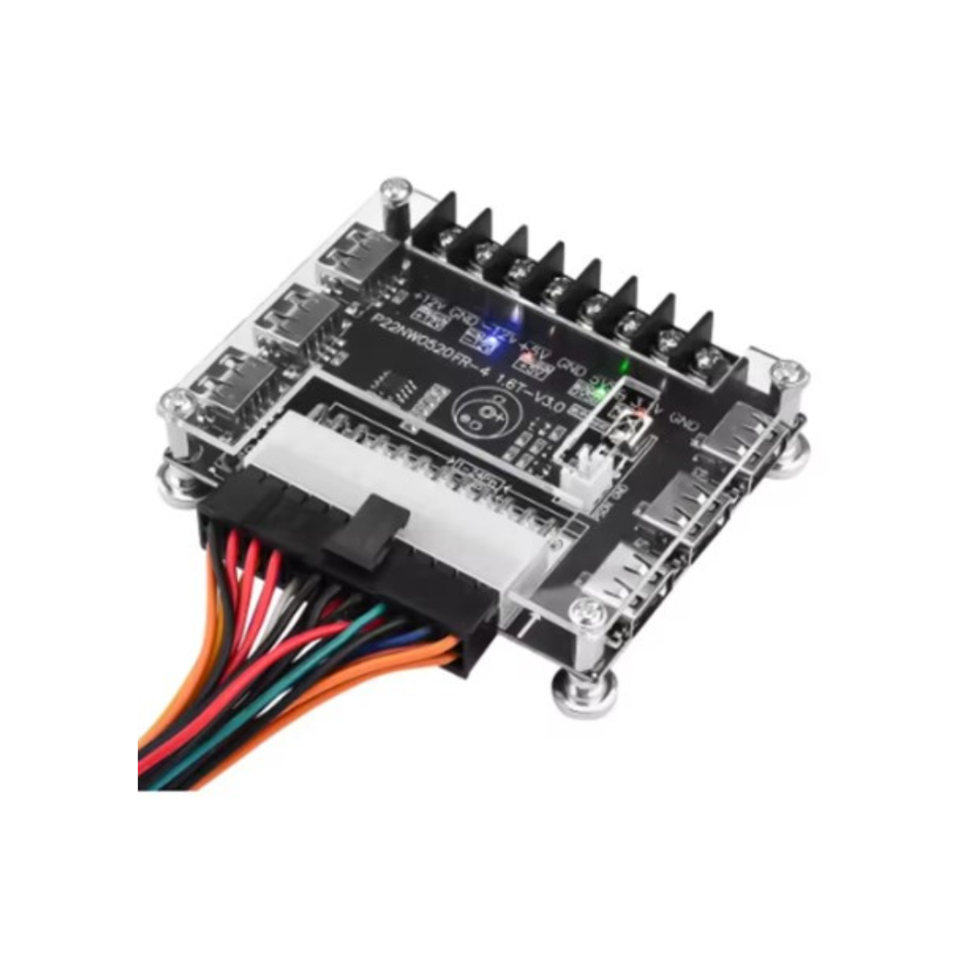 Modulo para adaptar en fuentes ATX 6 salidas USB salidas -12/12/5/3.3V