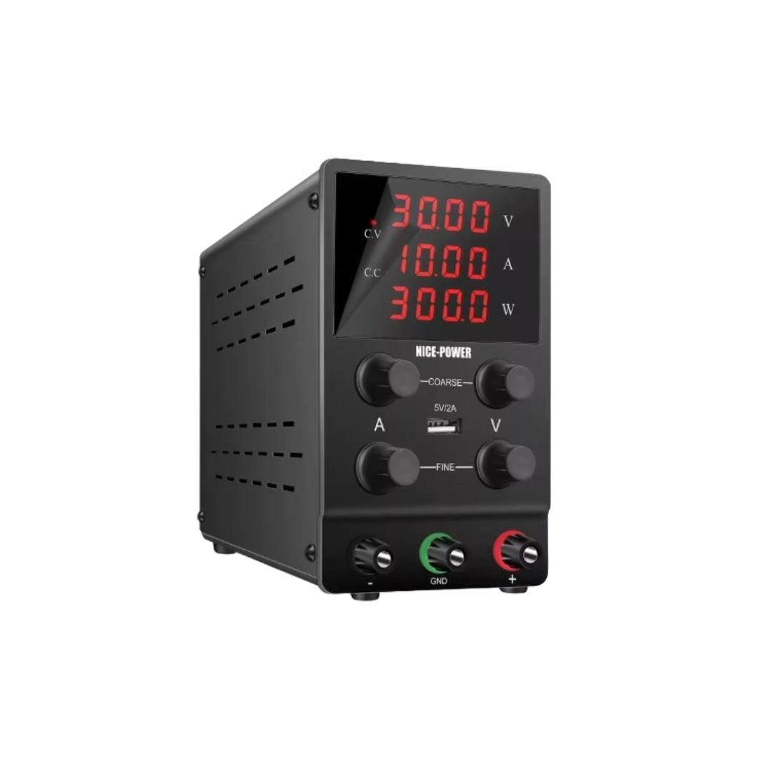 Fuente De Alimentacion Variable 0 A 30v Dc 10a Regulable