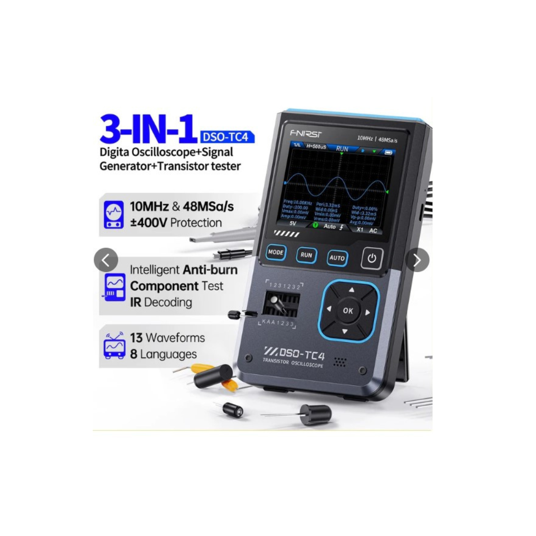 Osciloscopio Digital 3 en 1 FNIRSI DSO-TC4