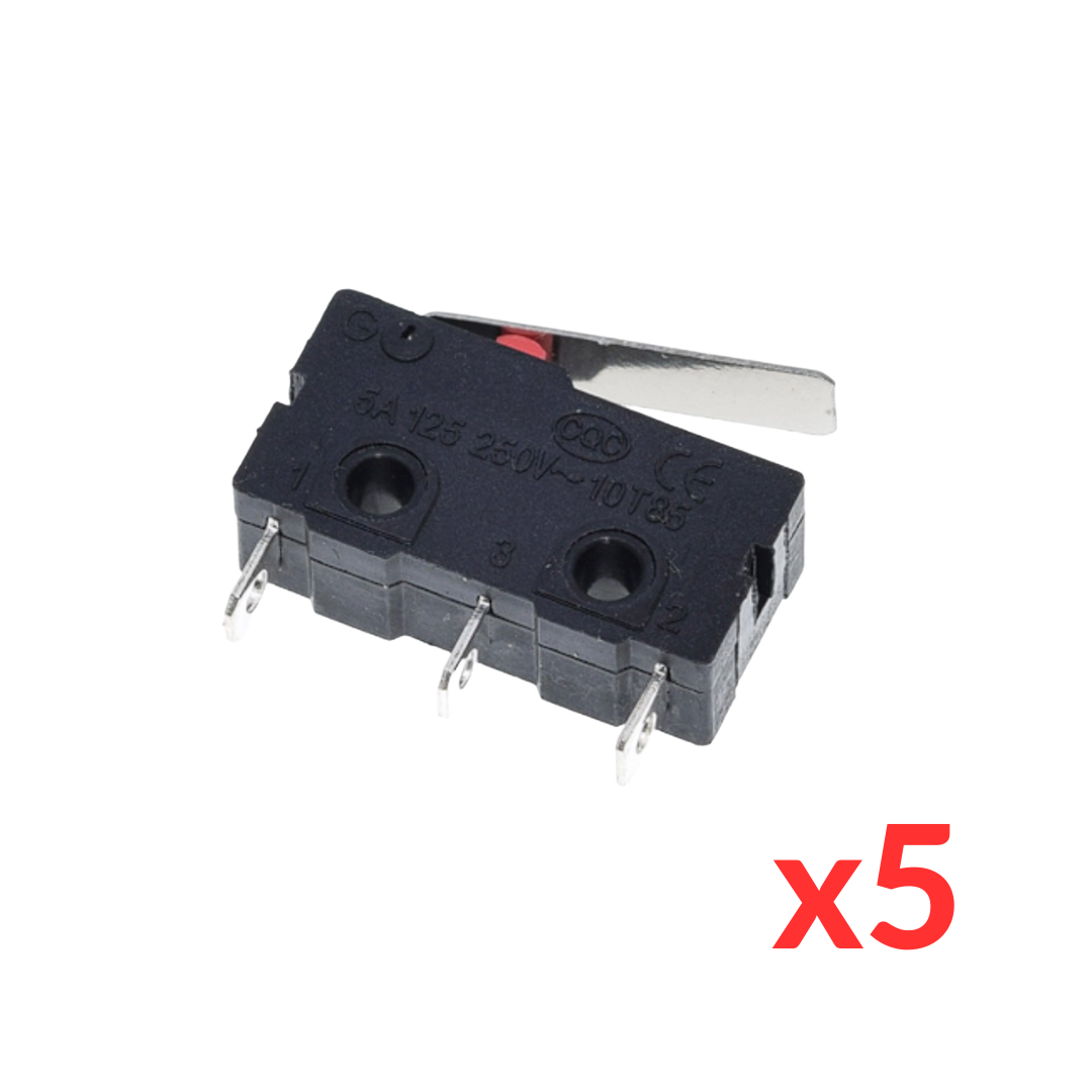 Microinterruptores KW11-3Z 5A 250V 3 Pines - Interruptor Final de Carrera