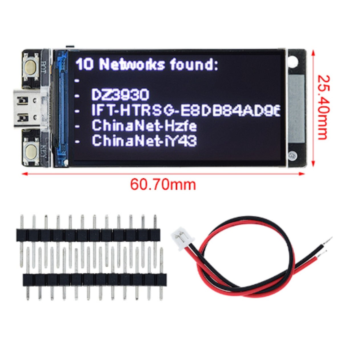 ESP32-S3 T-Display con Pantalla LCD 1.9" (170x320)  WiFi/Bluetooth  LilyGO T-Display-S3