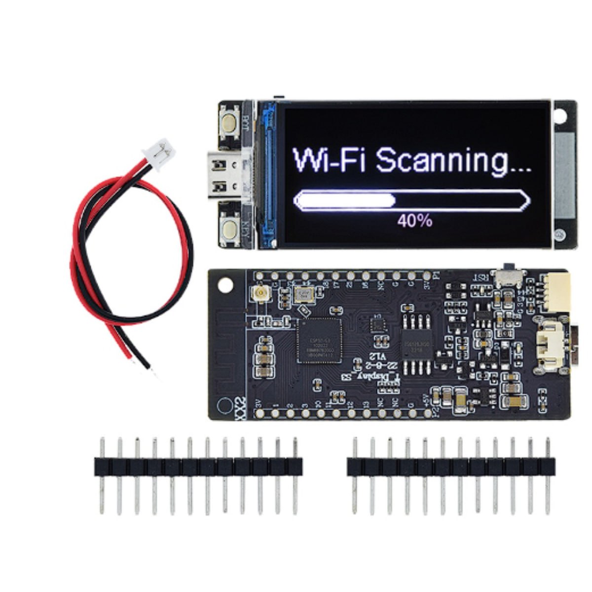 ESP32-S3 T-Display con Pantalla LCD 1.9" (170x320)  WiFi/Bluetooth  LilyGO T-Display-S3