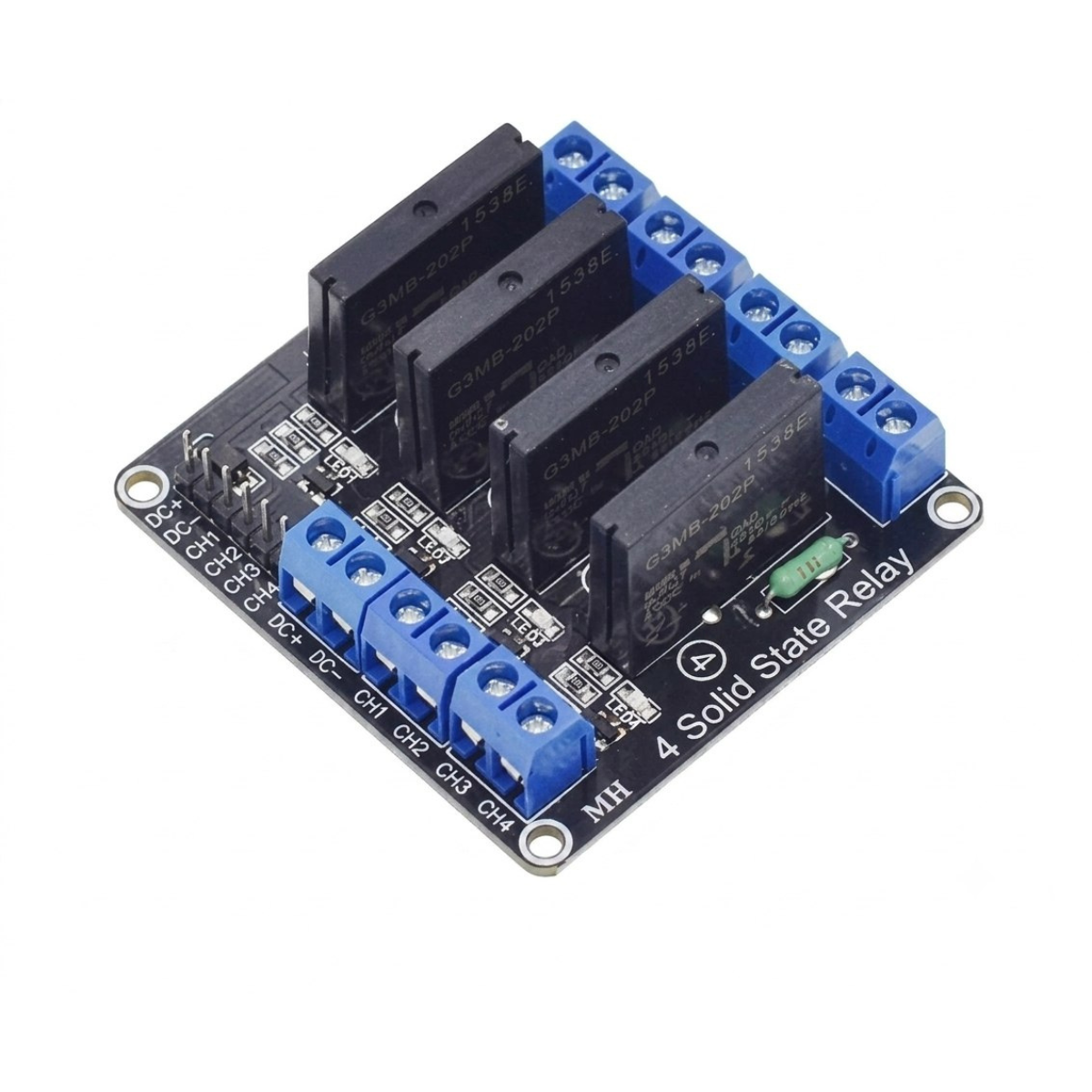 Modulo Rele 5v 4 Canal Estado Sólido Ssr 250v 2a