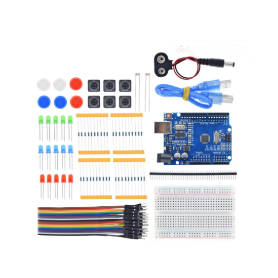Kit iniciacion Arduino protoboard 400 puntos